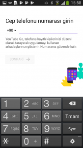 Youtube go kurulum