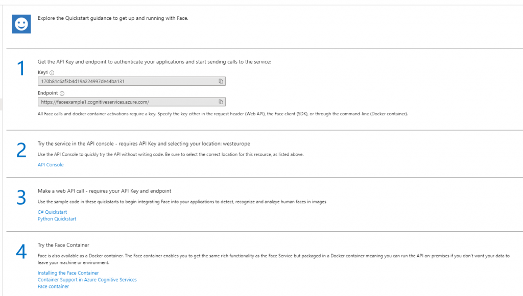 Azure Cognitive Services - Azure Cognitive Services FACE