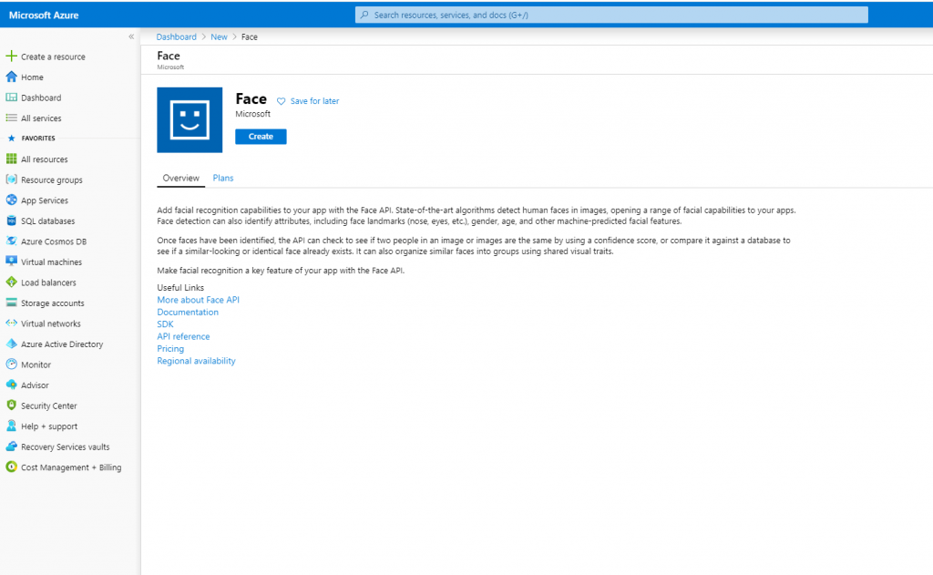 Azure Cognitive Services Face - Azure Cognitive Services FACE