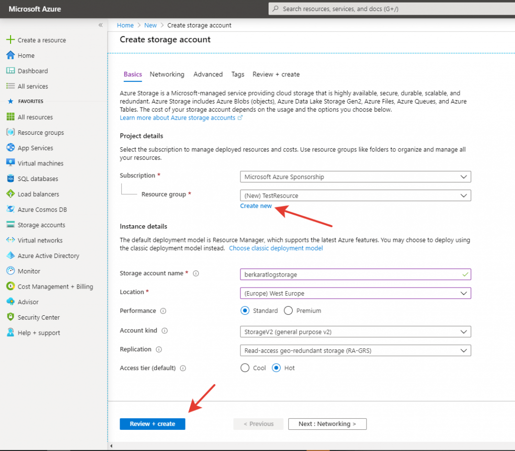 Azure Blob Storage .Net Örnek Uygulama ekran görüntüsü 2