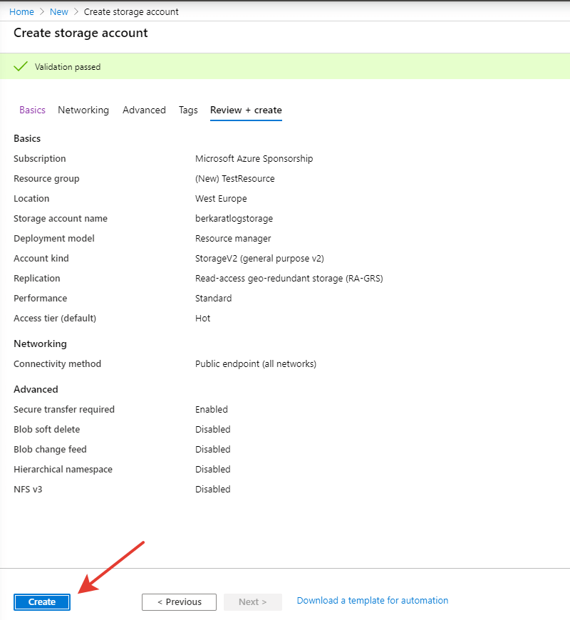 Azure Blob Storage .Net Örnek Uygulama ekran görüntüsü 3